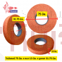 3 นิ้ว 75x13x31.75 มิล เบอร์ 46-60 หินเจียรราบ สีส้ม