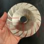 ใบตัดเพชรชุบ 4นิ้ว ขนาด 100x20x1 มิล. สีเงินเว้า (Electroplate Cutting Wheel)