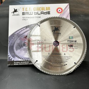 ใบเลื่อยวงเดือนตัดอลูมิเนียม ขนาด 10" 100ฟัน และ 120ฟัน