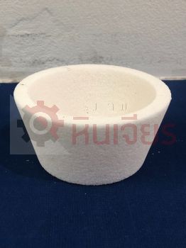 4x2 100x50x31.75x13Ex9W เบอร์46-80 หินสีขาวทรงถ้วยเฉียง
