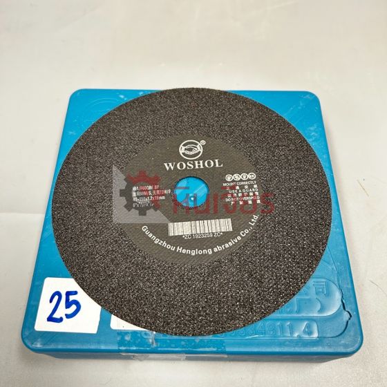 ใบตัดตรามือ 6 นิ้ว ตรา Woshol ขนาด 150x1.2x19มิล.