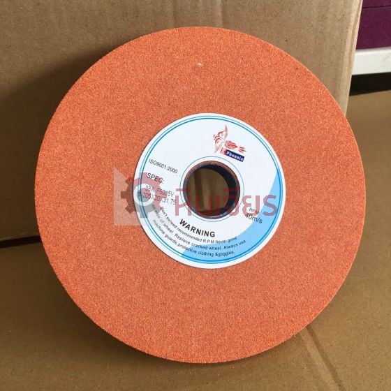 8x1" 205x20x31.75 38A80 หินเจียรสีส้มทรงราบ