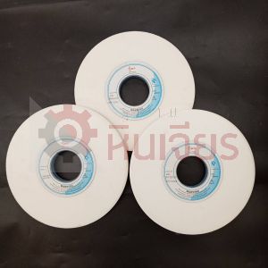 8นิ้ว 205x13x50.8 เบอร์ 60-120 หินเจียรราบ สีขาว