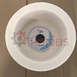 8นิ้ว 205x102x31.75 เบอร์ 46 หินเจียรถ้วยตรง สีขาว
